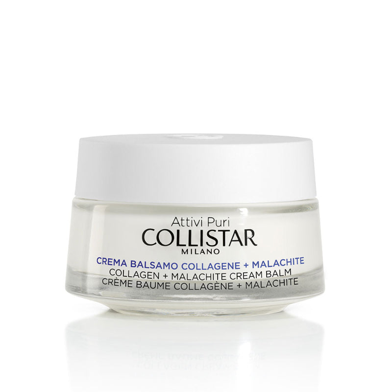Collistar cream jar on a white background