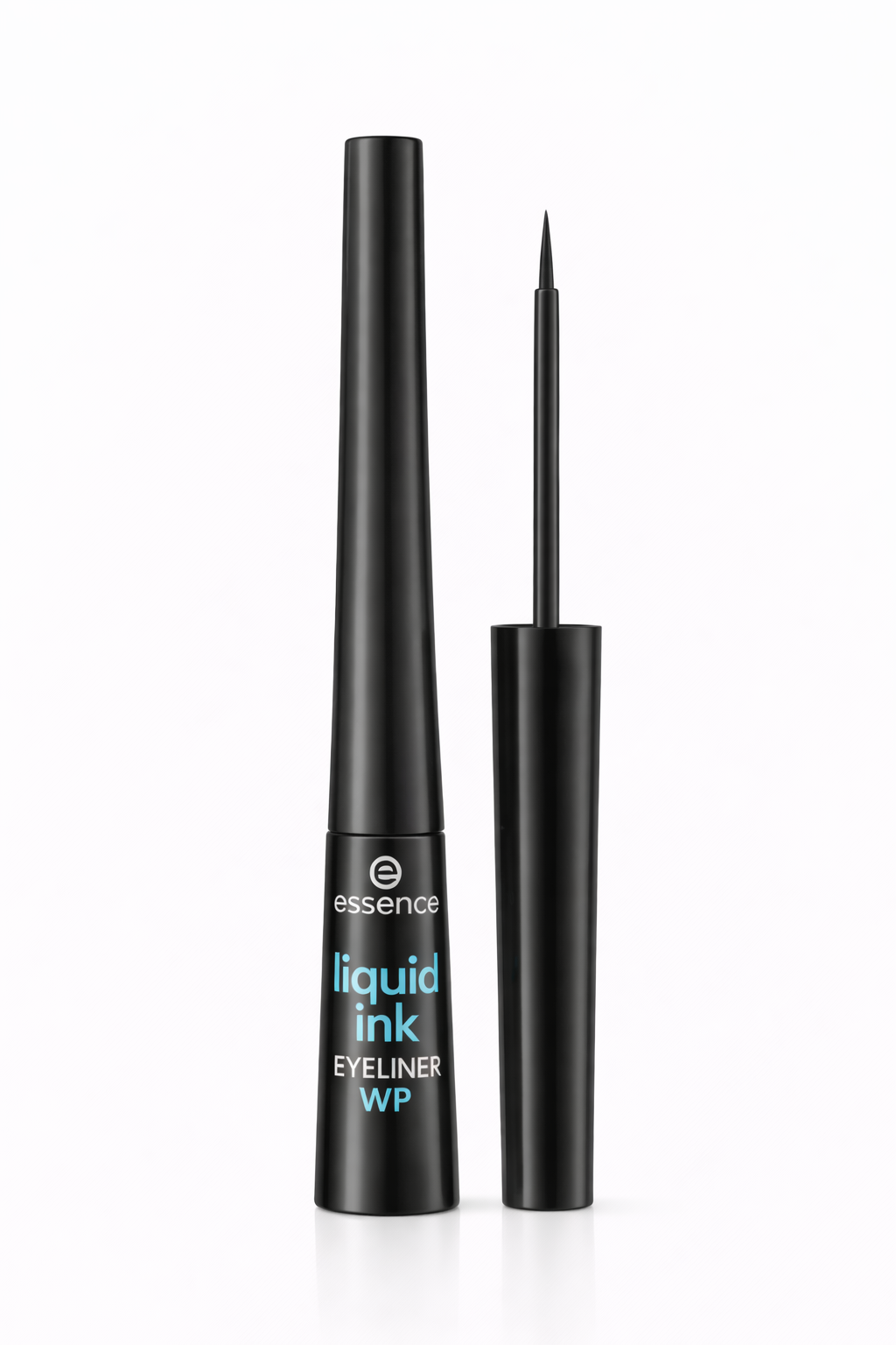 Essence liquid ink eyeliner with black casing on a white background