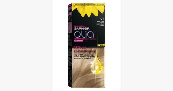 Garnier Olia 9.1 Ashy light blond - dsonline.me
