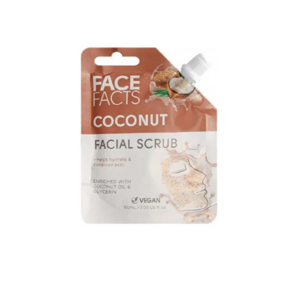 Face Facts Coconut Facial Scrub 60ml