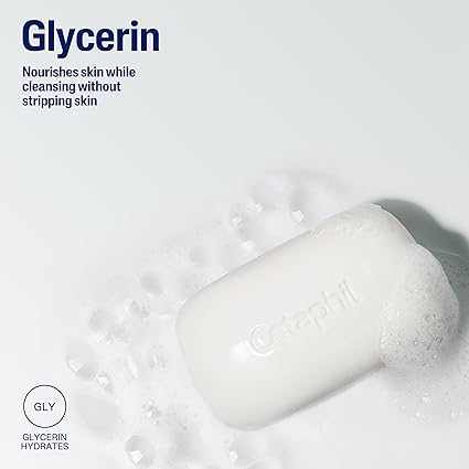 Savon antibacterial Cetaphil Gentle Cleansing Bar 127 g, nettoyant doux antibactérien