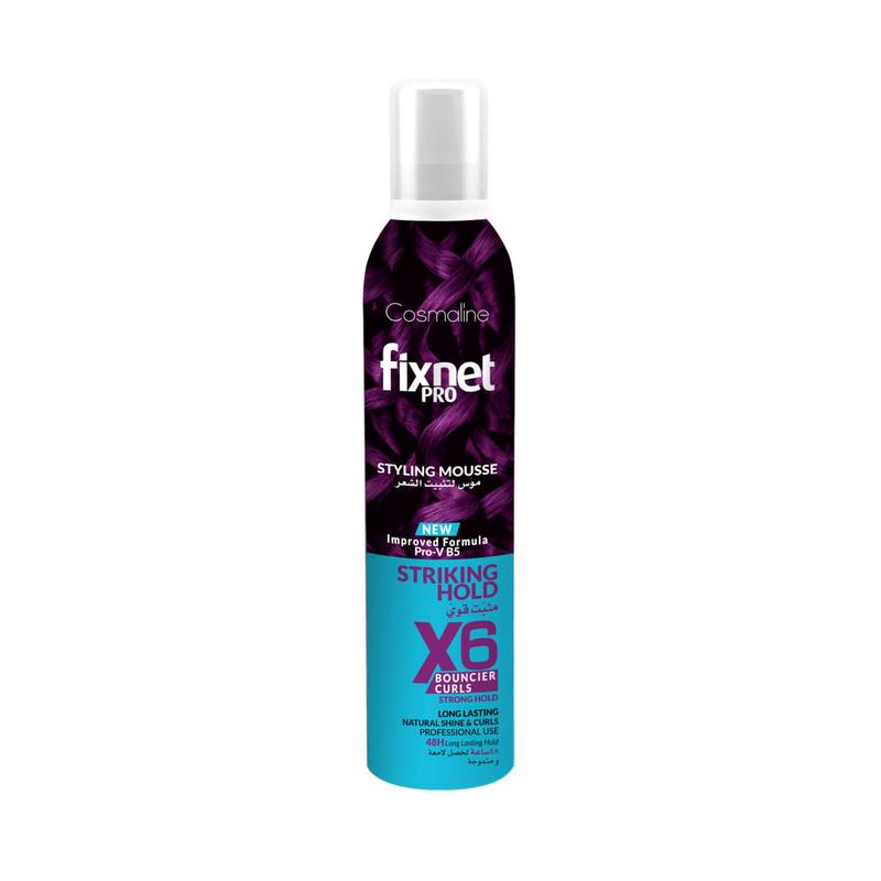 Cosmaline Fixnet Pro Styling Mousse X6 Bouncier Curls 300 ml - dsonline.me