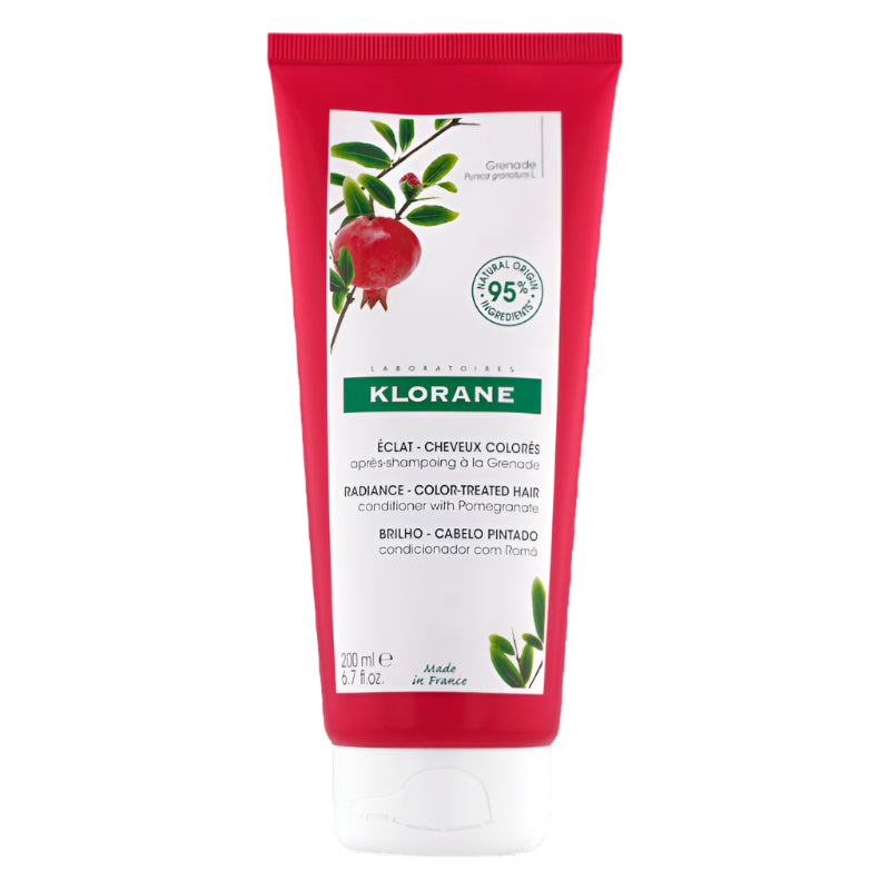 Klorane Radiance Conditioner with Pomegranate 200 ml tube for color-treated hair