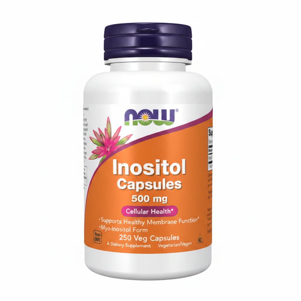 Now Inositol 500 mg Veg Capsules