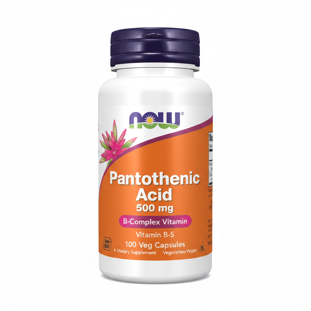 Now Pantothenic Acid 500 mg Veg Capsules