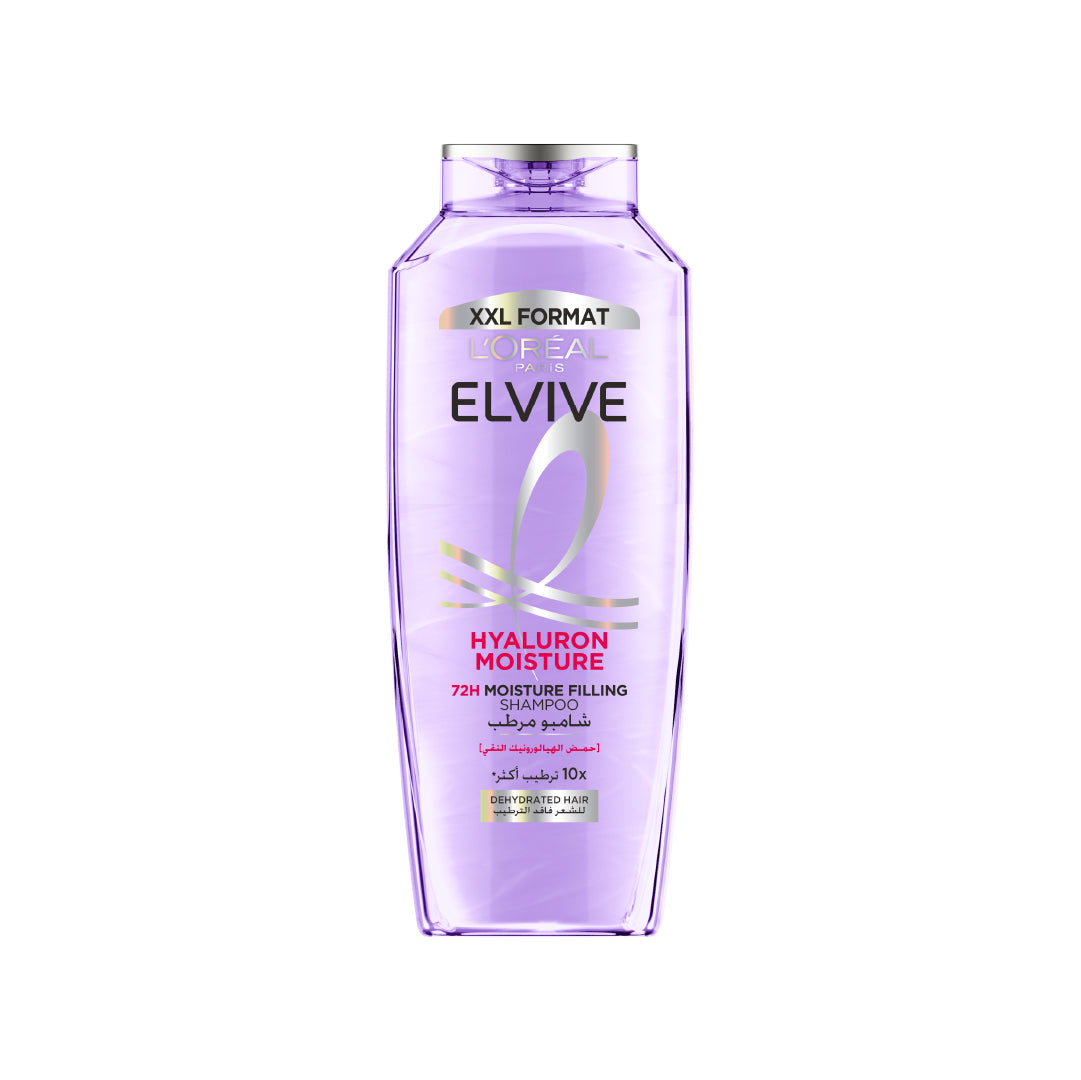 L'Oréal Paris Elvive 72 Hours Hyaluron Filling Moisture Shampoo For Reviving Dehydrated Hair