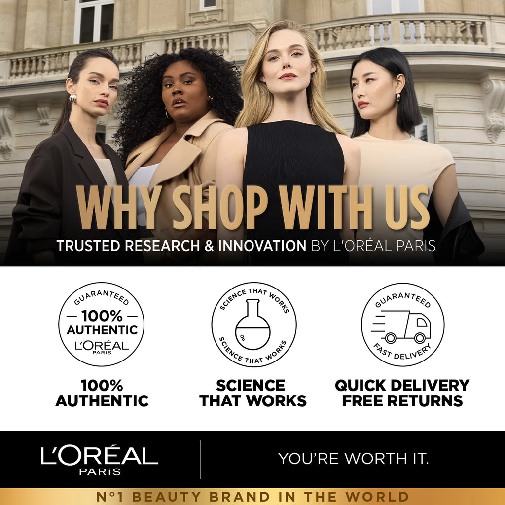 L’Oréal Paris Revitalift Triple Power Age-Correcting™ Serum with Tri-peptides, Hyaluronic Acid, and Vitamin C to Hydrate, Tone, and Firm Skin, 30ml