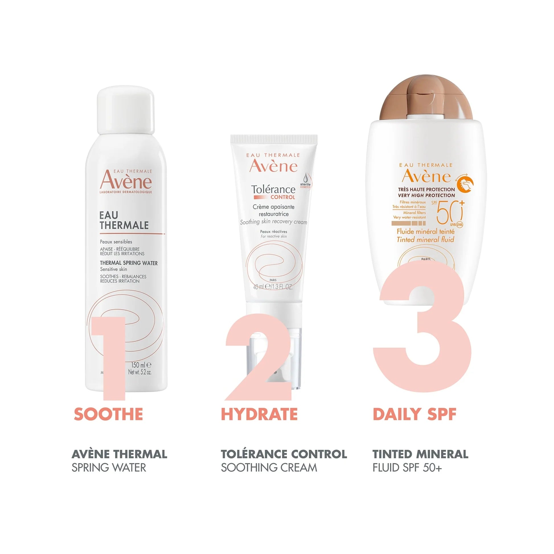 Avene Fluid Mineral Spf 50+ Tinted 40ml