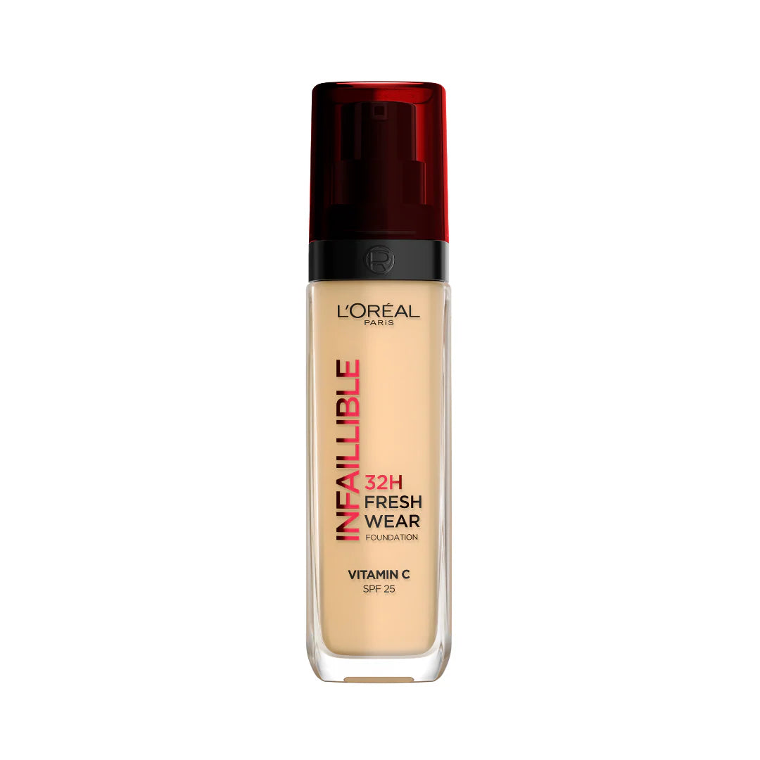 L’Oréal Paris Makeup Infaillible 32H Freshwear Liquid Foundation, Vitamin C, SPF25