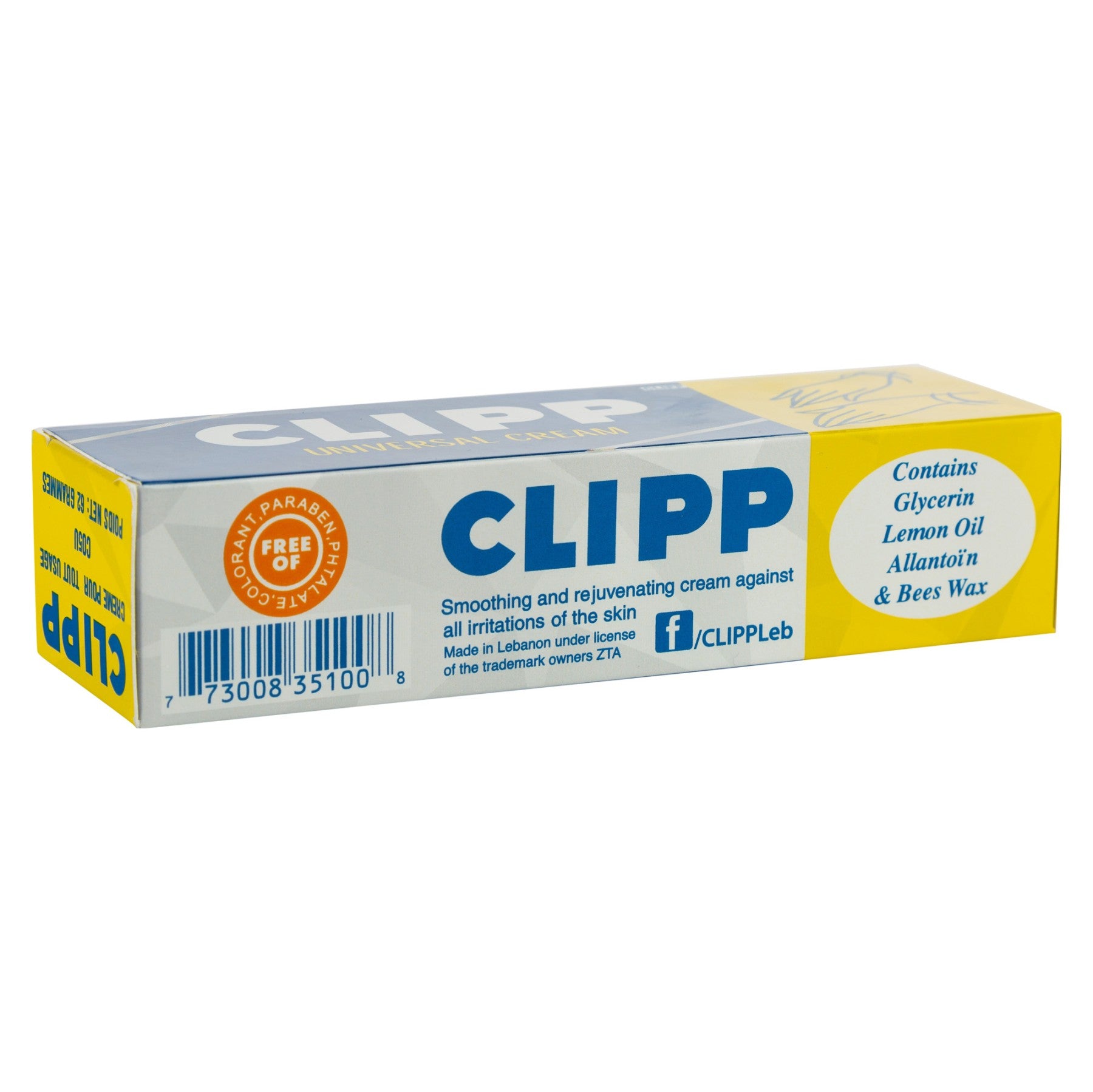 Clipp Hand+Body Cream 62G