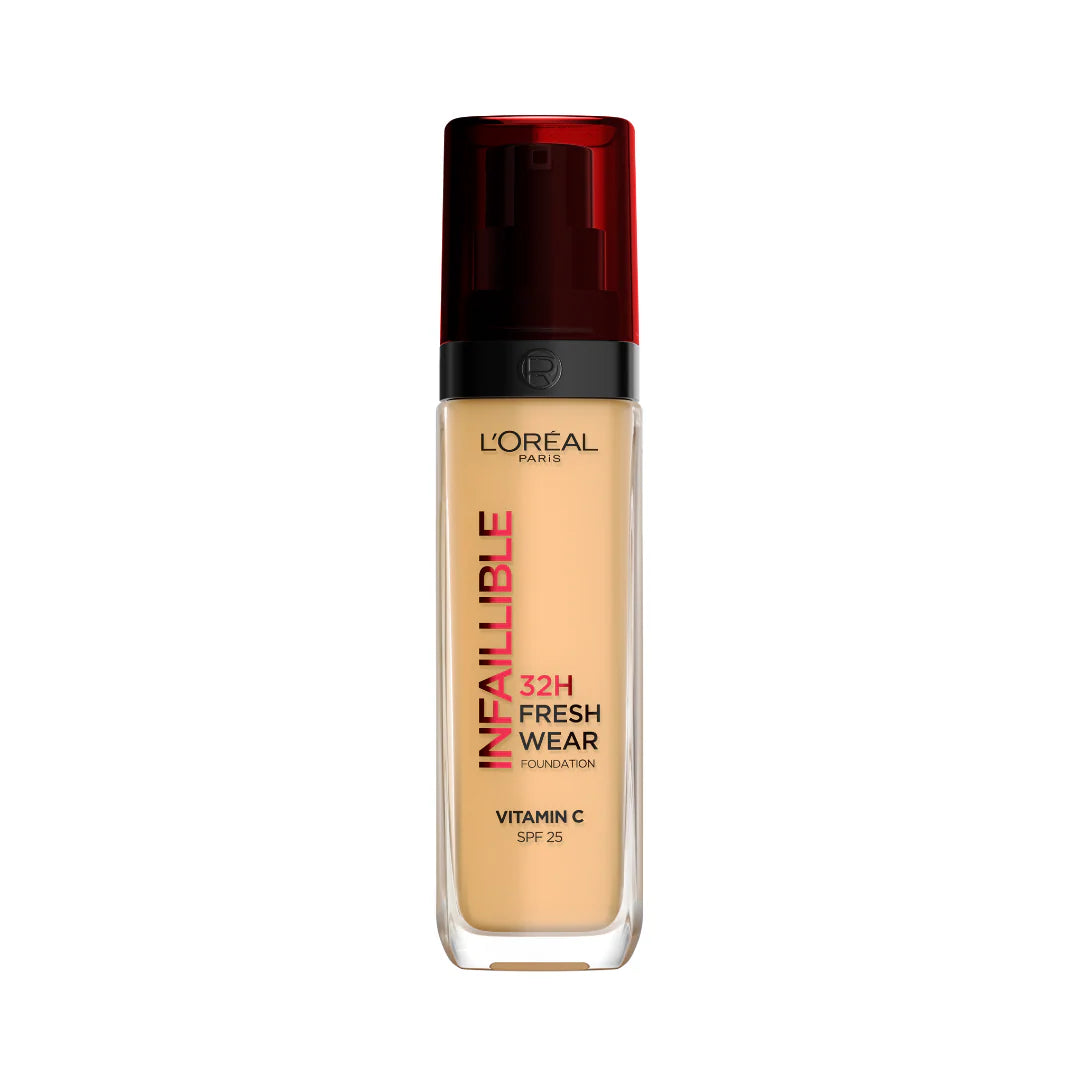 L’Oréal Paris Makeup Infaillible 32H Freshwear Liquid Foundation, Vitamin C, SPF25