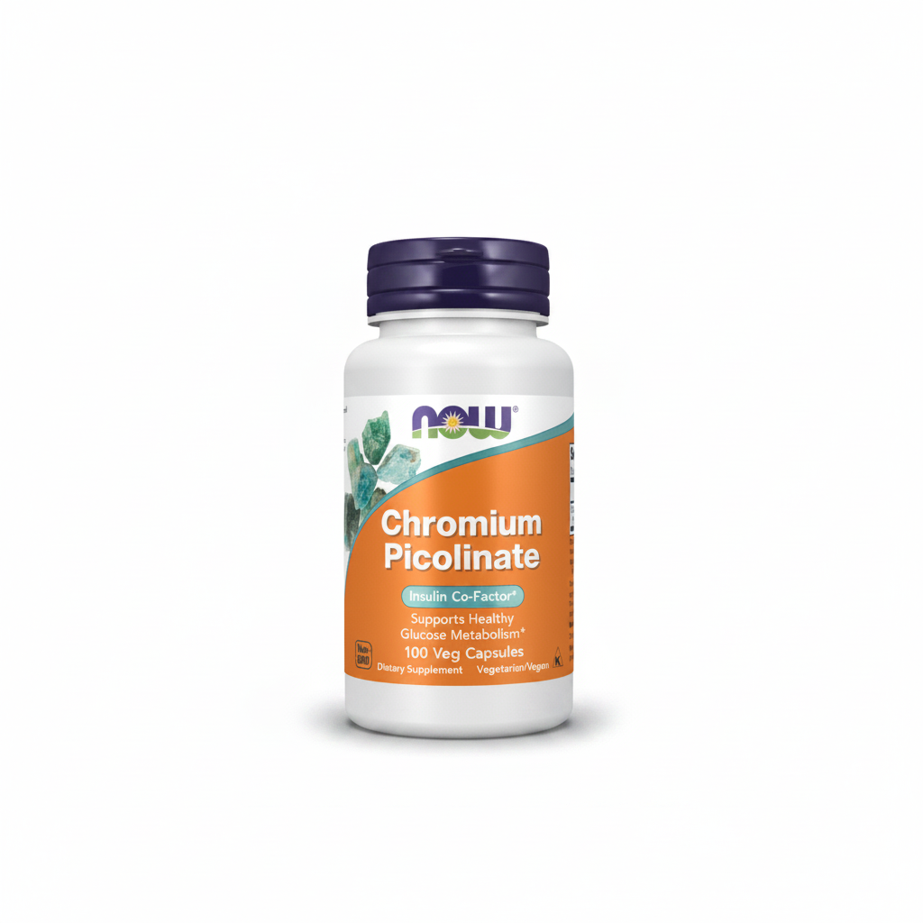 Now Chromium Picolinate 200 mcg Veg Capsules
