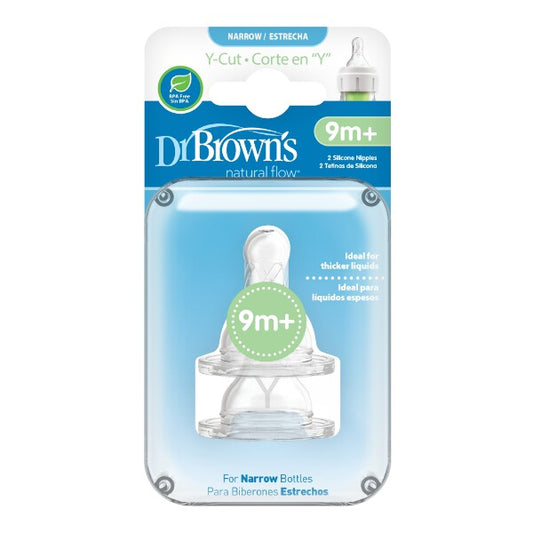 Dr Brown's Y-Cut 2 Silicone Nipples 9m+ - dsonline.me