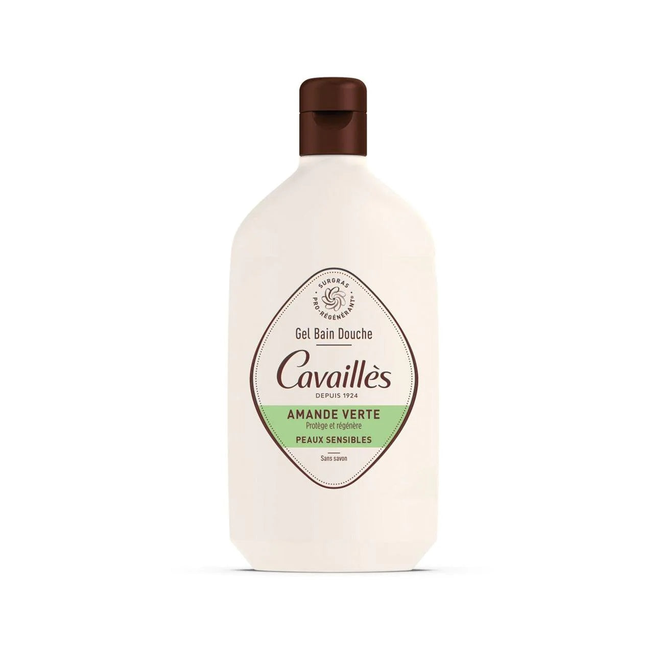 Roge Cavailles Green Almond Bath and Shower Gel 400 ml - dsonline.me