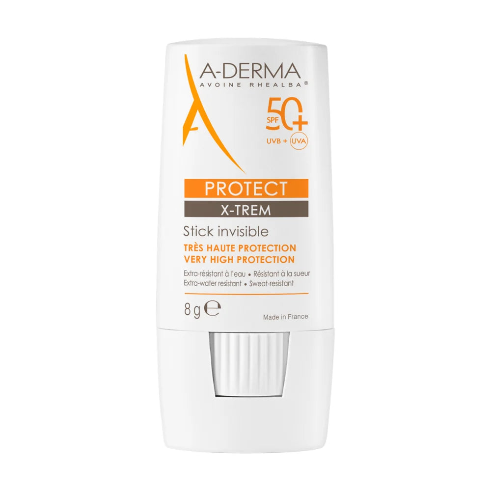 A-Derma Protect invisible Sunscreen Stick SPF50+ I Body - face - lips