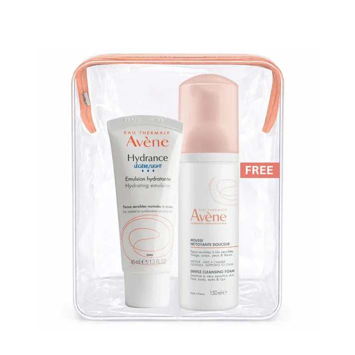 Avène Hydrating Emulsion Hydrance Light and get + FREE 150ml Avène Cleansing Foam