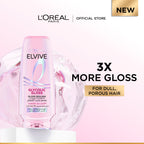 L'Oréal Paris Elvive Glycolic Gloss Gloss Sealing Conditioner for Dull Porous Hair Powered by 3% Glycolic Acid 200ml