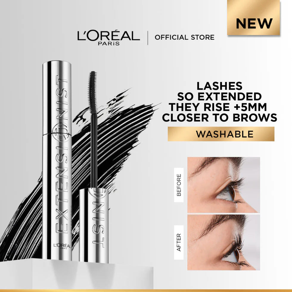 L’Oréal Paris Telescopic Extensionist Mascara for 24H Long-Lasting Curl, Volume, and Exceptional Eyelashes