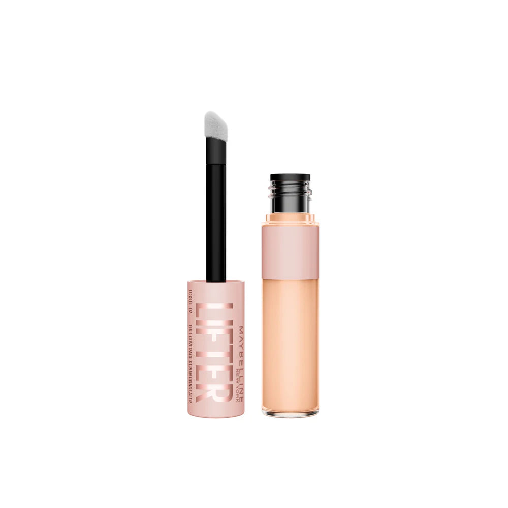 Maybelline New York Lifter Serum Concealer, Full Coverage, Includes 2% Peptides + Caffeine to Hydrate & Brighten Under Eyes