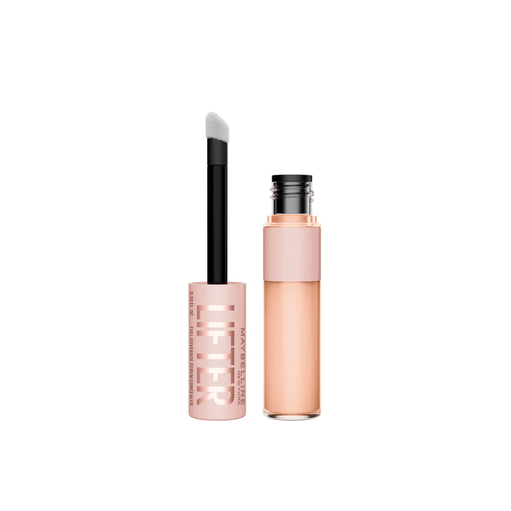 Maybelline New York Lifter Serum Concealer, Full Coverage, Includes 2% Peptides + Caffeine to Hydrate & Brighten Under Eyes