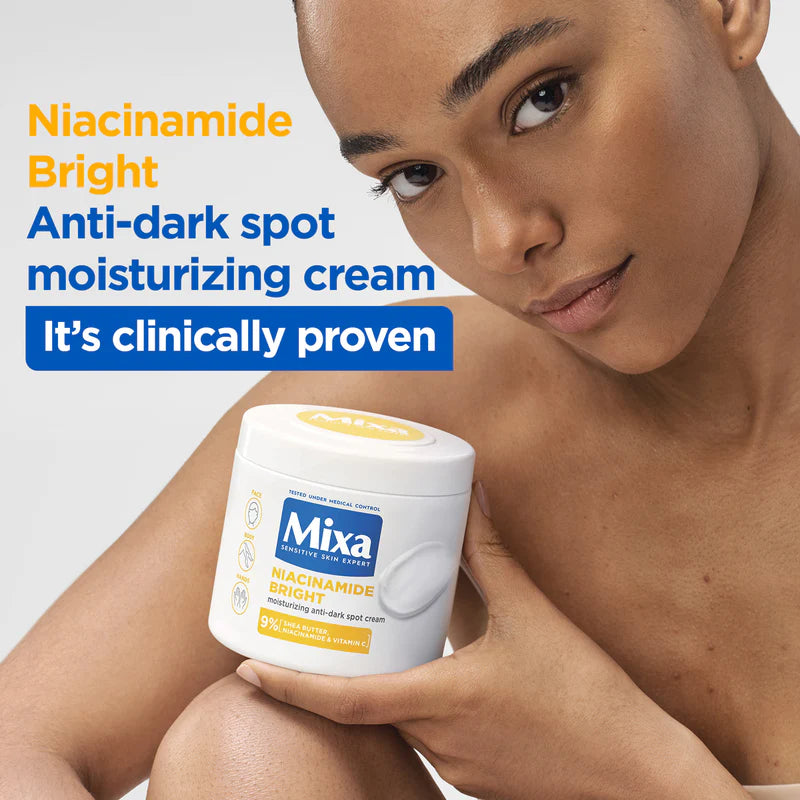 Mixa Niacinamide Bright Moisturising Anti-Dark Spot Cream Jar