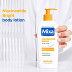 Mixa Niacinamide Bright Body Lotion For Dry & Dull Skin in Need of Unifying With Shea Butter, Niacinamide & Vitamin C
