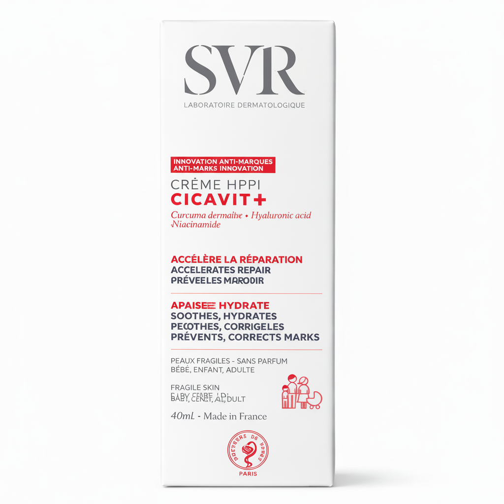 SVR CicaVit+ cream packaging on a white background