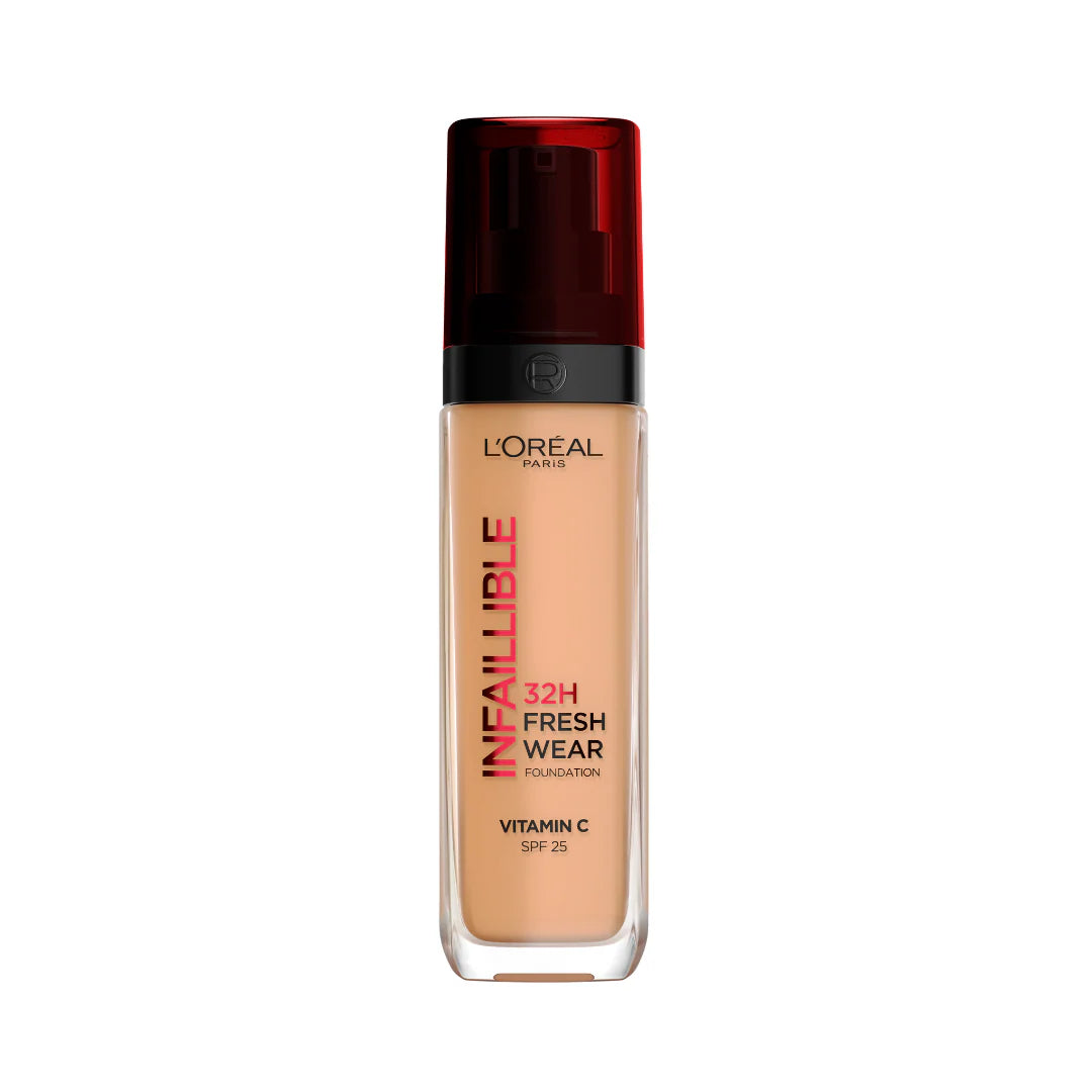 L’Oréal Paris Makeup Infaillible 32H Freshwear Liquid Foundation, Vitamin C, SPF25