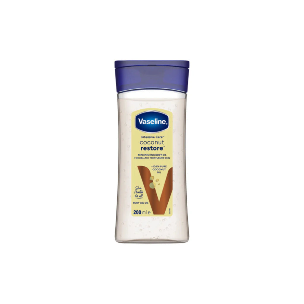 Vaseline Coconut Restore Body Gel Oil, 200ml