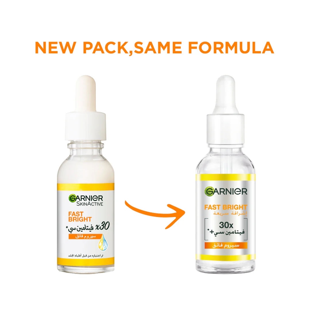 Garnier Skin Active Fast Bright Vitamin C + Niacinamide 30x Brightening Booster Day Serum