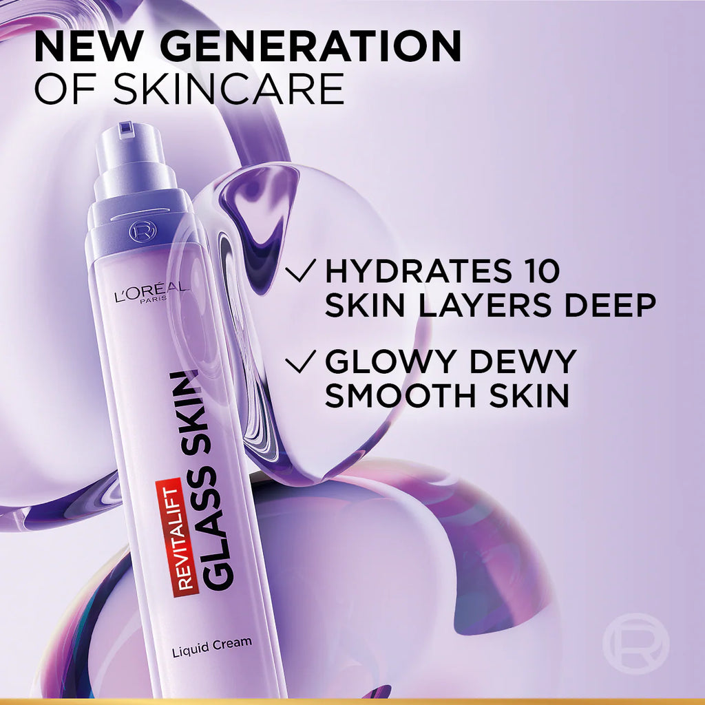 L’Oréal Paris Revitalift Glass Skin Liquid Cream Hydration Glow