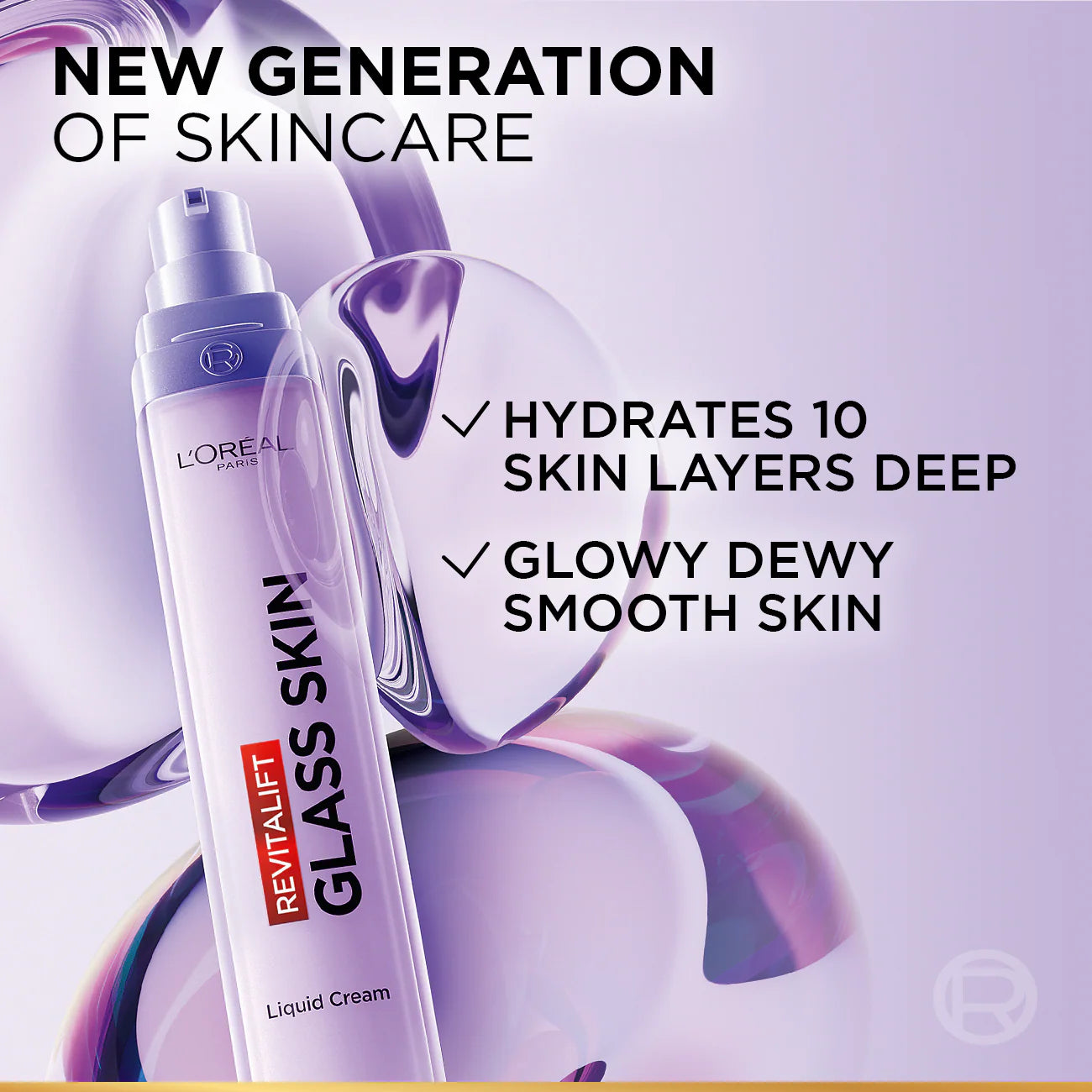 L’Oréal Paris Revitalift Glass Skin Liquid Cream Hydration Glow