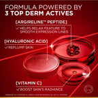L’Oréal Paris Revitalift Triple Power Age-Correcting™ Serum with Tri-peptides, Hyaluronic Acid, and Vitamin C to Hydrate, Tone, and Firm Skin, 30ml