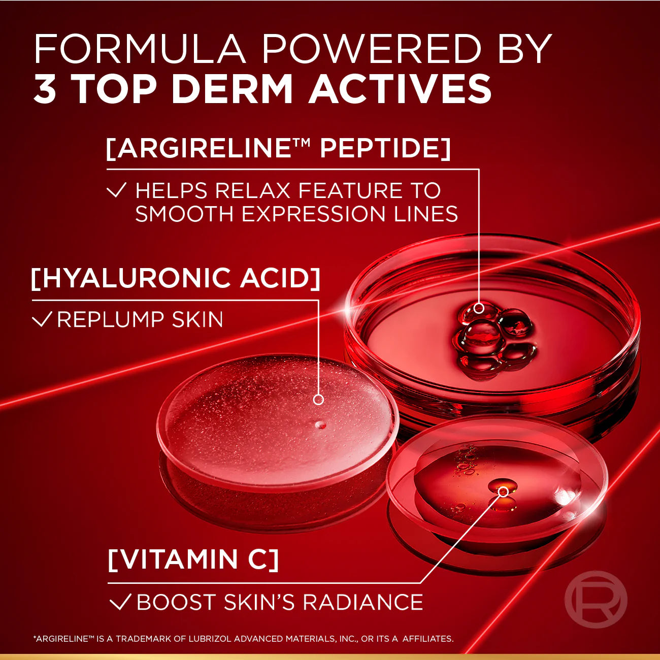 L’Oréal Paris Revitalift Triple Power Age-Correcting™ Serum with Tri-peptides, Hyaluronic Acid, and Vitamin C to Hydrate, Tone, and Firm Skin, 30ml