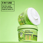 Garnier Ultra Doux Hair Food Kiwi Hydrating Hair Mask for Oily Roots & Dry Hair – 390ml