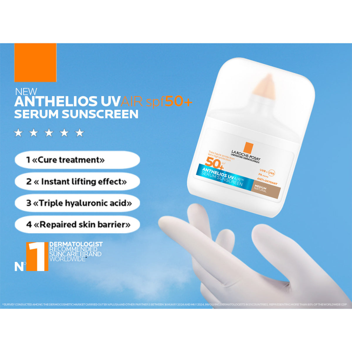 La Roche Posay Anthelios UVAIR Daily SPF50+ Medium Complexion 50ml – view 4