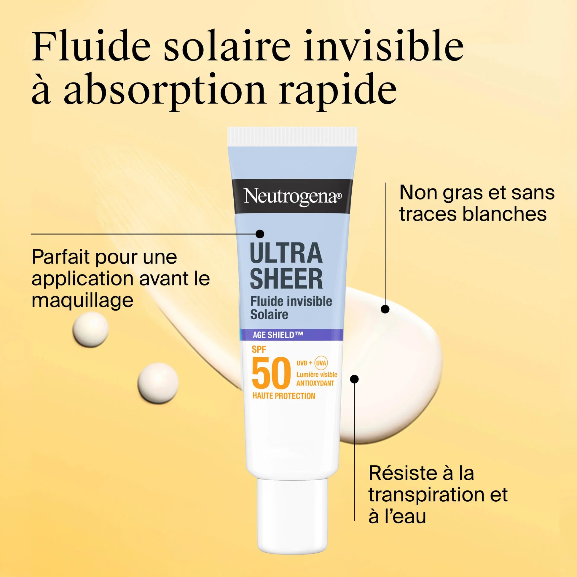 Neutrogena Ultrasheer Age Shield Fluid Sunscreen SPF 50