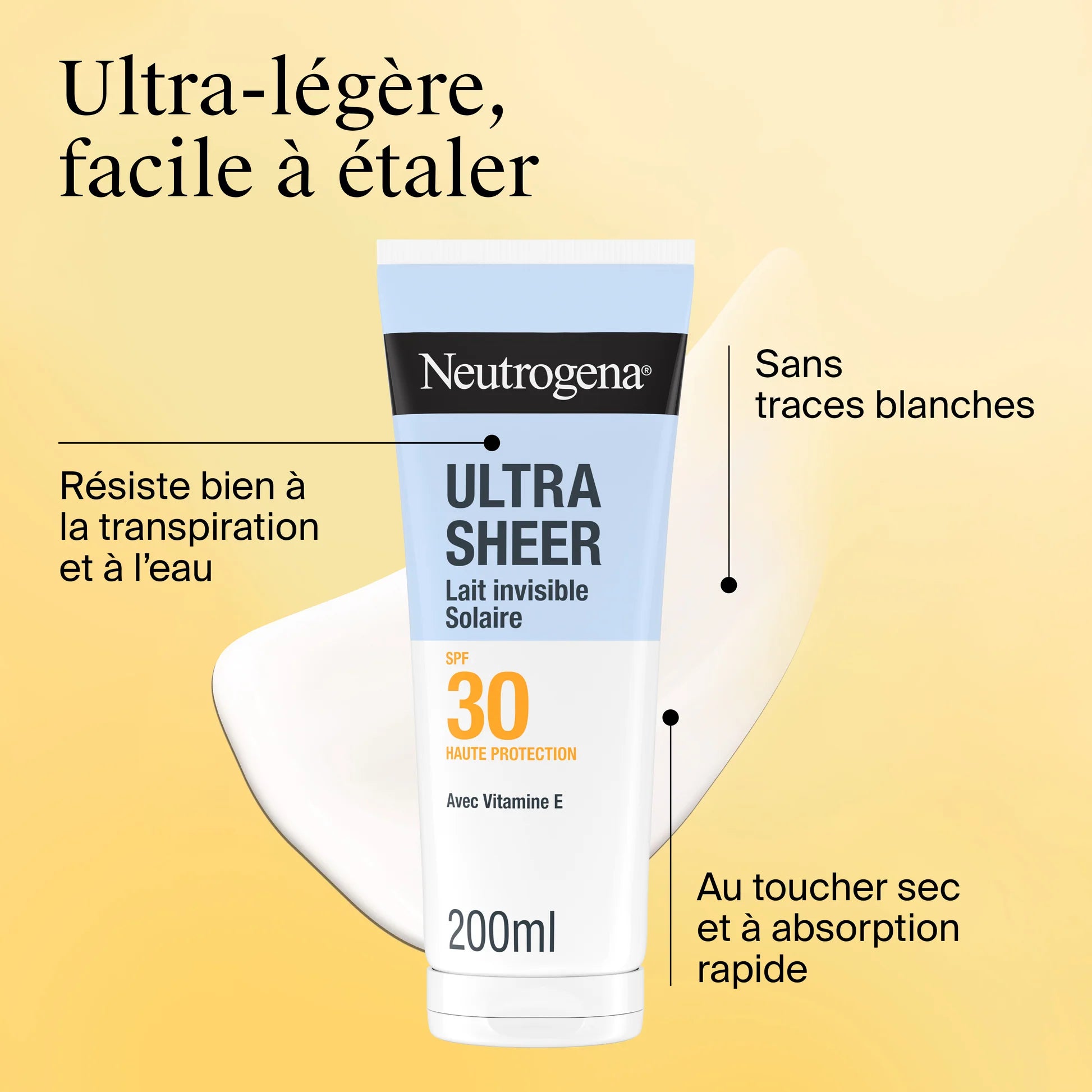 Neutrogena Ultra Sheer Invisible Body Lotion Sunscreen SPF30