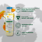 Klorane Baby Gentle Foaming Gel 500ml + FREE Klorane Baby Certified Organic Change Cream 100ml