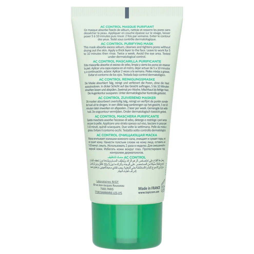 Topicrem Ac control purifying mask 50ml
