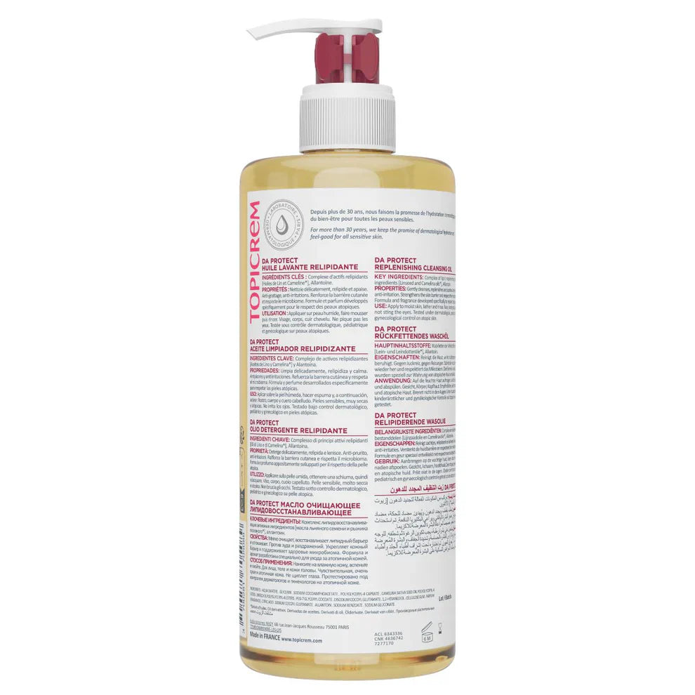 Topicrem Da protect cleansing oil 500ml