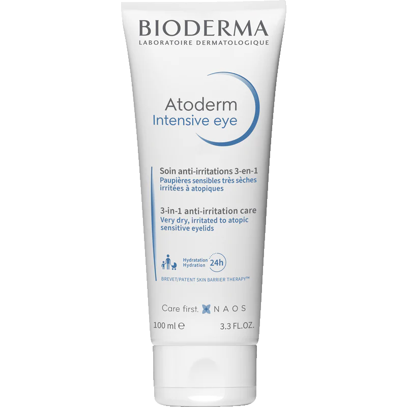 Bioderma Atoderm intensive eye 3 IN 1  Cream 100ml +Free Gift