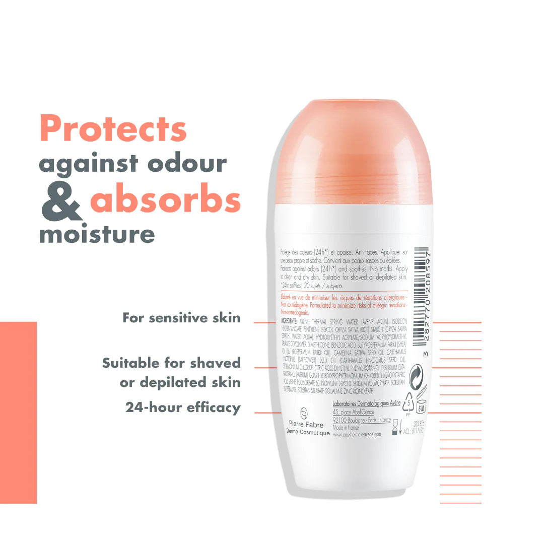 Avène Body 24-hour effective deodorant, 50ml