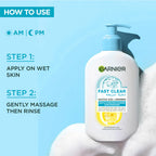 Garnier Fast Clear Gentle Cleanser Hydrating Face Wash