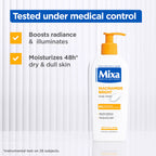 Mixa Niacinamide Bright Body Lotion For Dry & Dull Skin in Need of Unifying With Shea Butter, Niacinamide & Vitamin C