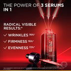 L’Oréal Paris Revitalift Triple Power Age-Correcting™ Serum with Tri-peptides, Hyaluronic Acid, and Vitamin C to Hydrate, Tone, and Firm Skin, 30ml