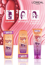 L’Oréal Paris Elvive Dream Long Straight Oil Replacement, 300ml - Black Cumin Oil & Micro Keratin