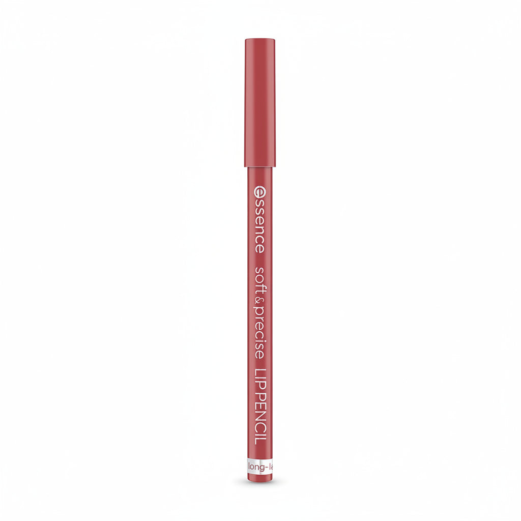 Lip pencil with 'essence' branding on a white background