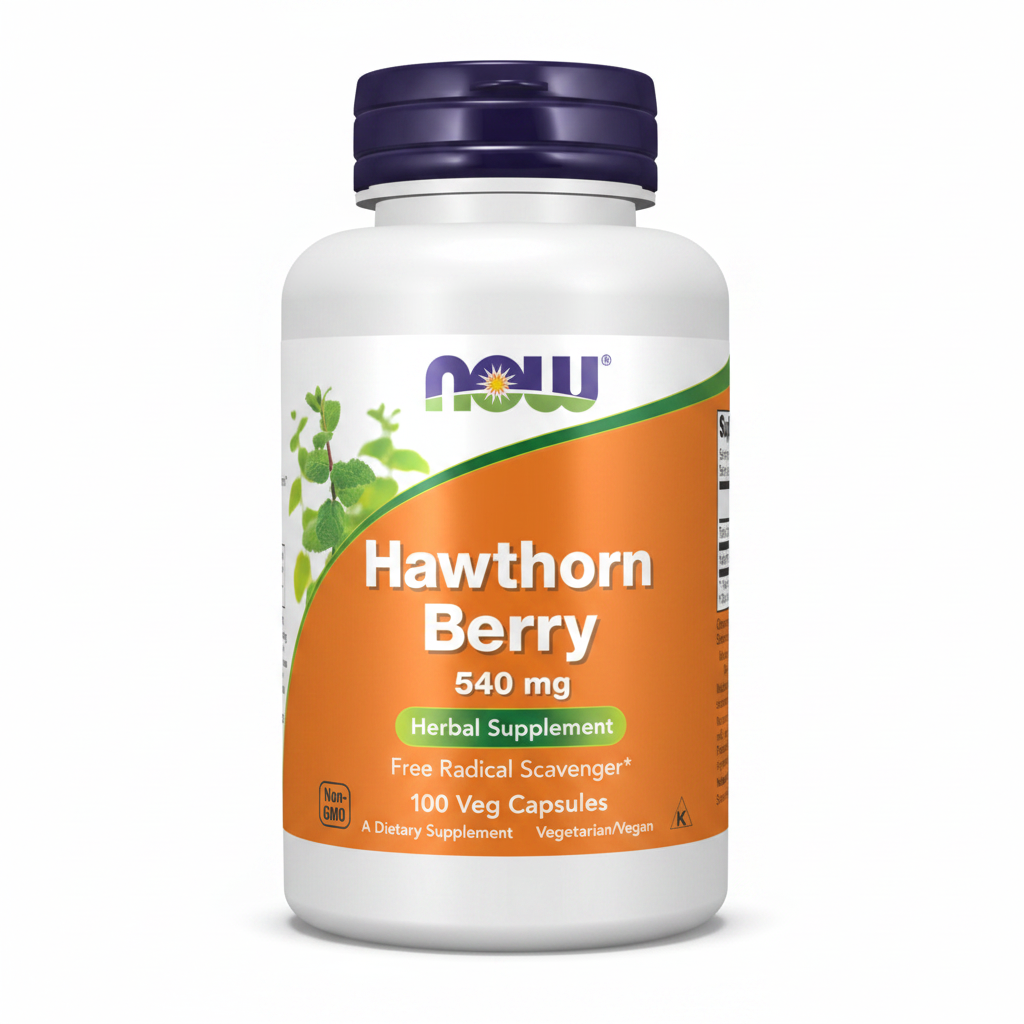 Now Hawthorn Berry 540 mg Veg Capsules