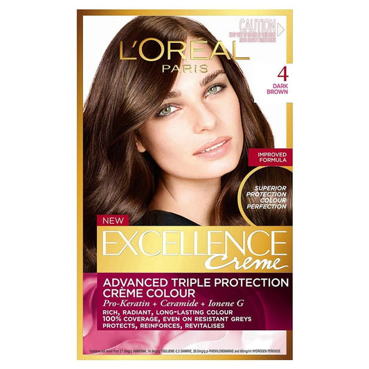 L'Oreal Paris Excellence Crème 4 Chestnut Brown - dsonline.me
